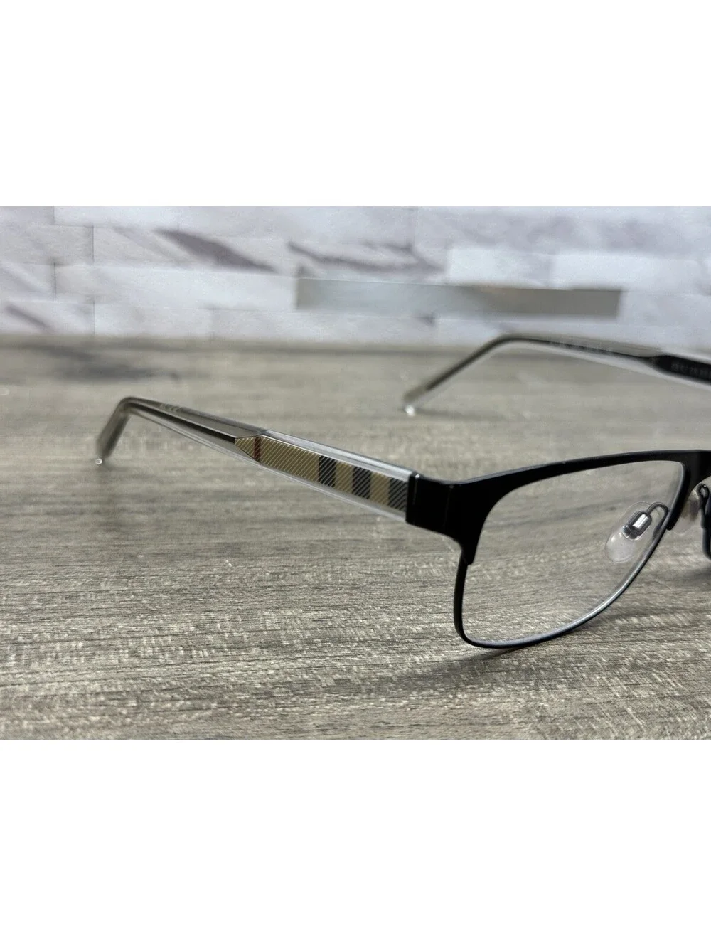 BURBERRY B 1289 1007 MATTE BLACK Authentic Eyeglasses 55[]16-140 Frames